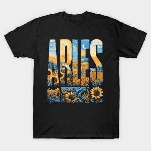 Arles Typographie - France - illustration - Van gogh T-Shirt